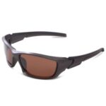 Fashion Sunglasses Men Sports Glasses UV400 Protection Women Golf Sunglasses Fishing Goggles – Tea/Coffee