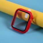 PC Frame Cover with Screen Film for Apple Watch Series 4 44mm – Red