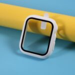 PC Frame Cover with Screen Film for Apple Watch Series 4 44mm – White