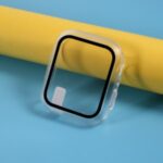 PC Frame Cover with Screen Film for Apple Watch Series 4 44mm – Transparent