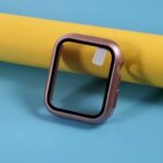 PC Frame Cover with Screen Film for Apple Watch Series 4 44mm – Rose Gold