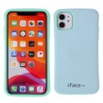 IFACE MALL Macaron Series PC + TPU Hybrid Cover for iPhone 11 6.1 inch – Blue/Green