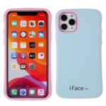 IFACE MALL Macaron Series PC + TPU Hybrid Phone Case for iPhone 11 Pro Max 6.5 inch – Blue/Pink
