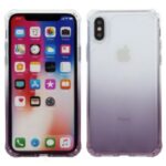 ROAR Gradient Color Shockproof TPU Protective Shell for Phone XS 5.8 inch – Purple