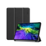 ENKAY Tri-fold Stand PU Leather Smart Tablet Cover for iPad Pro 11-inch (2020)/(2018) – Black