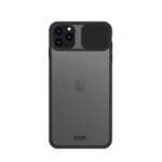 MOFI XINDUN Series Shockproof PC+TPU Back Case with Lens Protective Slide Shield for iPhone 11 Pro Max 6.5-inch – Black