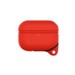 Liquid Silicone Case with Buckle for AirPods Pro – Red