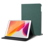 X-LEVEL Canvas Series Cloth Texture Leather Protective Cover for iPad Pro 11-inch (2020)/(2018) – Green