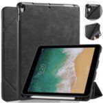 DG.MING See Series Cover Auto Wake & Sleep Leather Shell for Apple iPad Air 10.5 inch (2019) – Black