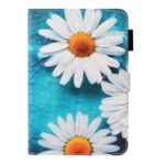 Pattern Printing Leather Wallet Case for iPad 9.7-inch (2018) / 9.7-inch (2017) / Pro 9.7 inch (2016) / Air 2 / Air (2013) – Daisy Flower