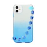Bracelet Crystal Style Soft TPU Mobile Phone Case for iPhone 11 6.1 inch – Blue