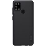 NILLKIN Super Frosted Shield Matte PC Phone Case for Samsung Galaxy A21s – Black