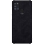 NILLKIN Qin Series Leather Case with Card Holder for Samsung Galaxy A21s – Black