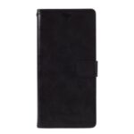 MERCURY GOOSPERY Blue Moon Wallet Leather Cover with Stand for Samsung Galaxy A91/S10 Lite – Black