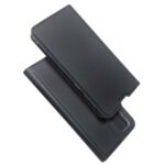 Magnetic Adsorption Stand Leather Card Holder Case for Samsung Galaxy M31 – Black