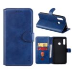 ENKAY ENK-PUC009 Wallet Stand Leather Cell Phone Case for Samsung Galaxy A70e – Blue