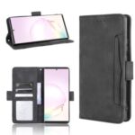 Multiple Card Slots Wallet Shell Leather Cell Phone Case for Samsung Galaxy Note20 Ultra – Black