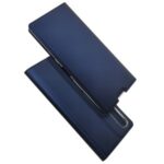 Magnetic Adsorption Stand Card Holder Leather Case for Sony Xperia L4 – Blue