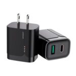 JOYROOM L-QP182 18W PD+QC3.0 Dual-port Fast Charge Wall Charger Travel Charger – US Plug