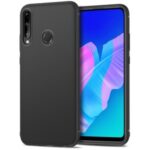 LENUO Twill Texture Soft TPU Protective Case for Huawei P40 lite E/Y7p – Black