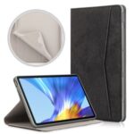 Matte PU Leather Smart Tablet Case with Money Pocket for Honor V6 5G 10.4 – Black