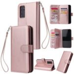 PU Leather Wallet Mobile Phone Shell for Huawei P40 – Rose Gold