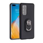 Kickstand Soft Phone Case Cover for Huawei P40 – Black