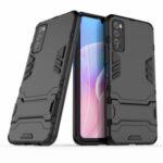 Plastic + TPU Hybrid Cell Phone Case with Kickstand for Huawei Enjoy Z 5G – Black