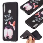 Pattern Printing Soft TPU Protective Back Case for Huawei P40 Lite E/Y7p/Honor 9C – Kiss My Ass