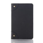 Retro Style Matte Leather Smart Tablet Case for Huawei MatePad T8 – Black