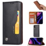 Auto-absorbed PU Leather Stand Wallet Phone Case for Huawei Y5p 2020/Honor 9S – Black