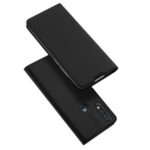 DUX DUCIS Skin Pro Series Leather Cover Flip Case with Card Holder for Motorola Moto E6s (2020) – Black