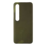 Thermal Induction Fluorescent Color Changing PU Leather Coated PC Cover for Xiaomi Mi 10/Mi 10 Pro – Green