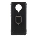 Finger Ring Kickstand TPU Case for Xiaomi Redmi K30 Pro/Poco F2 Pro – Black