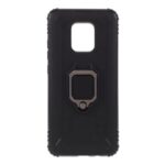 Finger Ring Kickstand Anti-drop TPU Shell for Xiaomi Redmi 10X 5G/10X Pro 5G – Black