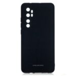 MOLAN CANO Rubberized TPU Shell for Xiaomi Mi Note 10 Lite – Black