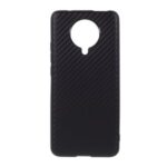 Carbon Fiber TPU Cell Phone Case for Xiaomi Redmi K30 Pro – Black