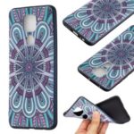 Printing Embossed TPU Phone Case for Xiaomi Redmi Note 9/Redmi 10X 4G – Symmetric Pattern