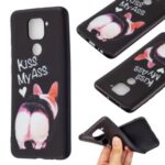 Printing Embossed TPU Phone Case for Xiaomi Redmi Note 9/Redmi 10X 4G – Kiss My Ass