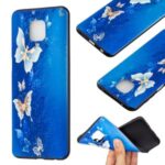 Printing Embossed TPU Shell for Xiaomi Redmi Note 9S/Redmi Note 9 Pro/Redmi Note 9 Pro Max – Butterfly Pattern
