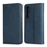 Auto-absorbed Leather Stylish Unique Case for Xiaomi Mi Note 10 Lite – Blue