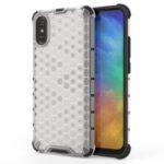 Honeycomb Pattern Shock-proof TPU + PC Combo Case for Xiaomi Redmi 9A – White