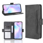 Multiple Card Slots Wallet Leather Protective Cover for Xiaomi Redmi 9A – Black