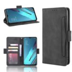 Wallet Leather Phone Case with Multiple Card Slots for Oppo Find X2 Lite/Reno3 5G – Black