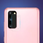 HAT PRINCE 0.2mm 9H 2.15D Tempered Glass Camera Lens Protectors [Arc Edge] for Samsung Galaxy S20