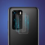 2Pcs HAT PRINCE for Huawei P40 Pro [0.2mm 9H 2.15D Arc Edges] Tempered Glass Back Camera Lens Guard Films