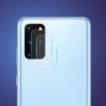 HAT PRINCE 0.2mm 9H 2.15D Tempered Glass Camera Lens Protector Film [Arc Edge] for Samsung Galaxy S20 Plus