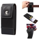 6.7-6.9-inch Clip Waist Bag Card Holder Pouch Leather Phone Case Universal for Samsung Huawei Xiaomi etc.