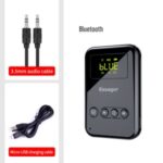 ESSAGER K6 Bluetooth 5.0 Transmitter Receiver Wireless Audio Adapter Pair 2 Headphones at Once
