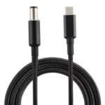 1.8m DC Power Plug PD 100W 7.4 x 0.6mm Male to Type-C Male Cable Nylon Braid for HP Notebook, ect.